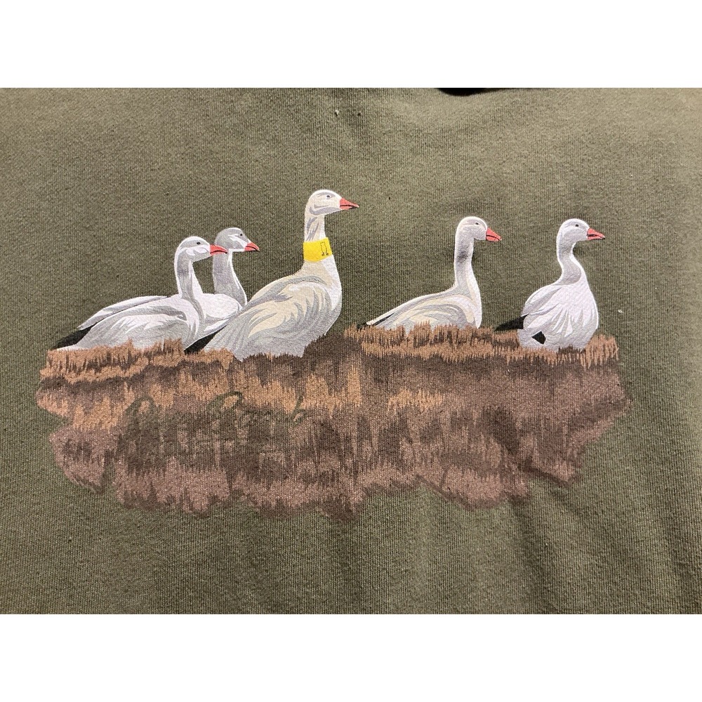 Dive Bomb Industries Green Hoodie S Snow Geese Decoys